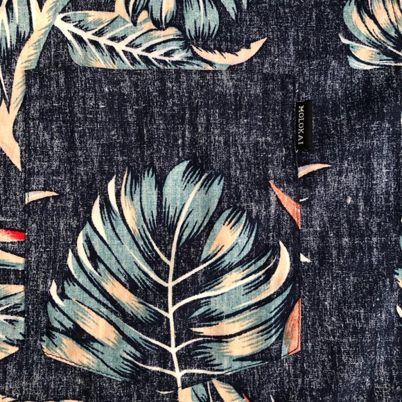 Molokai Surf Company Men’s Hawaiian Tropical Button Down Shirt‎ Size XXL - Picture 5 of 5